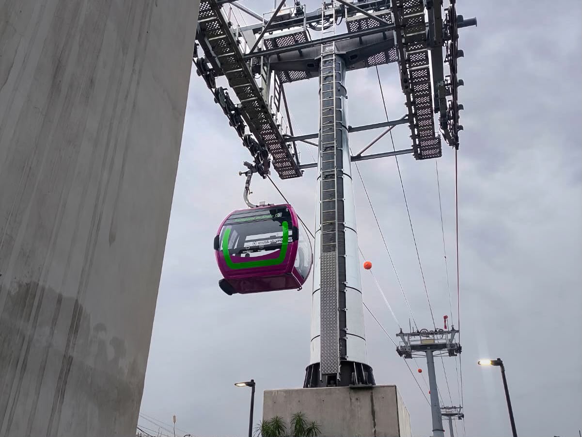 Teleférico de Uruapan reanuda operaciones tras concluir labores de mantenimiento