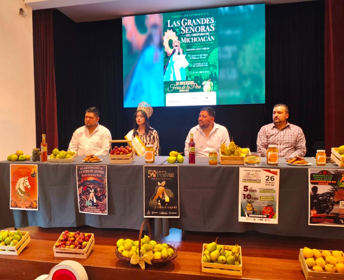 Ucareo celebrará 50 años de la Feria de la Pera con tradición, cultura y sabor Ucareo celebrará 50 años de la Feria de la Pera con tradición, cultura y sabor