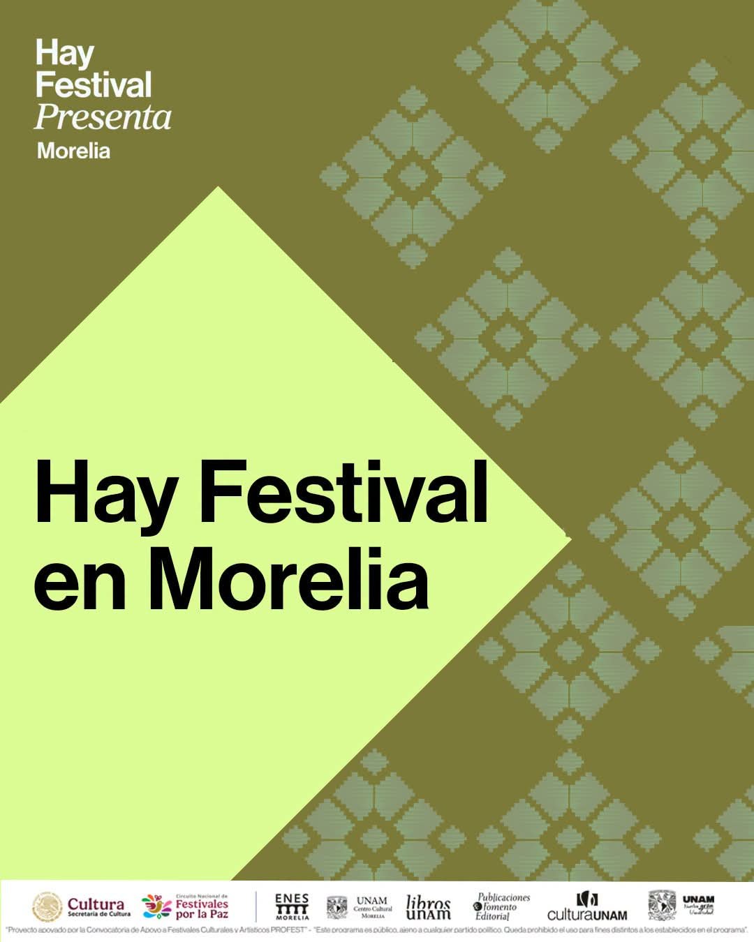 Hay Festival llega a Morelia al UNAM Centro Cultural 