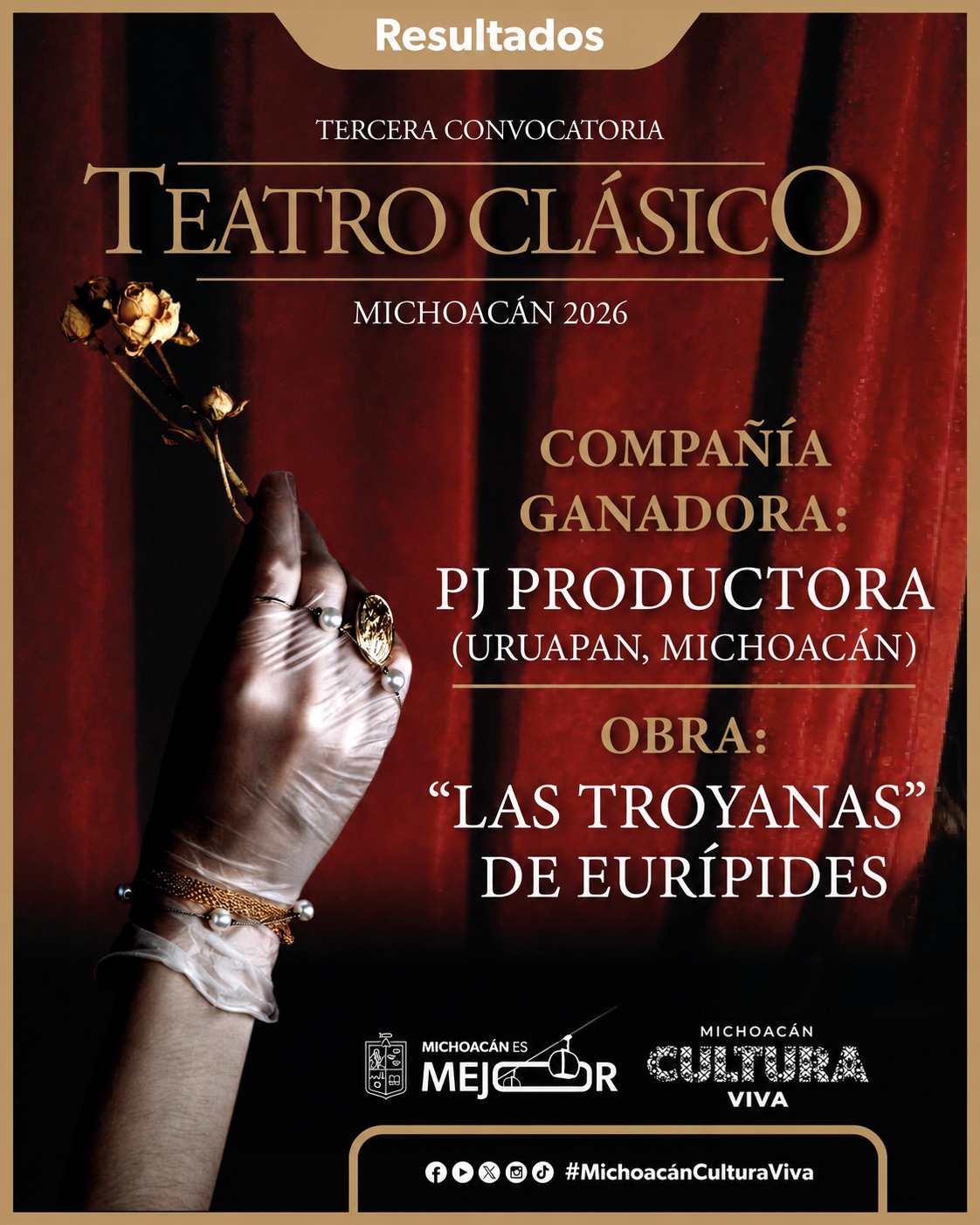 Obra “Las Troyanas” gana convocatoria de Teatro Clásico en Michoacán 2026 Obra “Las Troyanas” gana convocatoria de Teatro Clásico en Michoacán 2026