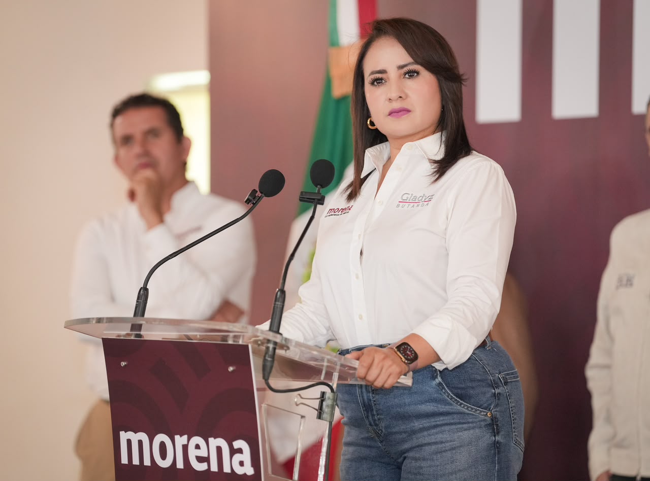 Los verdaderos adversarios están afuera: Gladyz Butanda cierra filas en Morena
