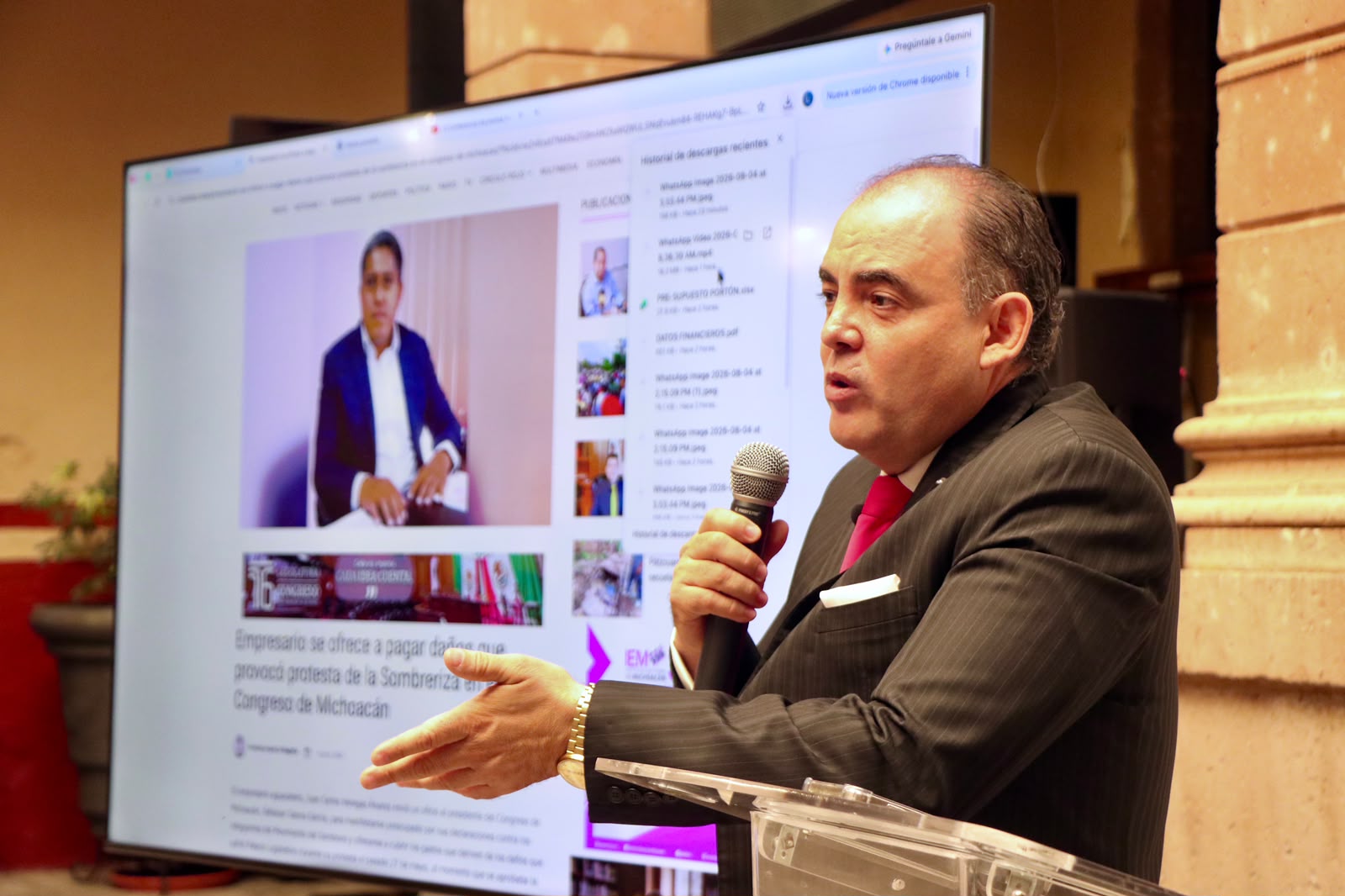 Baltazar Gaona pide a Juan Carlos Venegas y a “Saladitas” cumplir su palabra y pagar los daños al Congreso Baltazar Gaona pide a Juan Carlos Venegas y a “Saladitas” cumplir su palabra y pagar los daños al Congreso