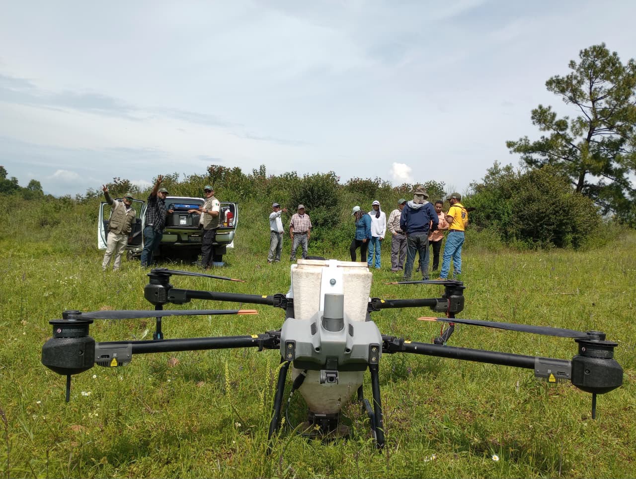 Michoacán rebasa su meta al dispersar 204 mil semillas con tecnología de drones Michoacán rebasa su meta al dispersar 204 mil semillas con tecnología de drones