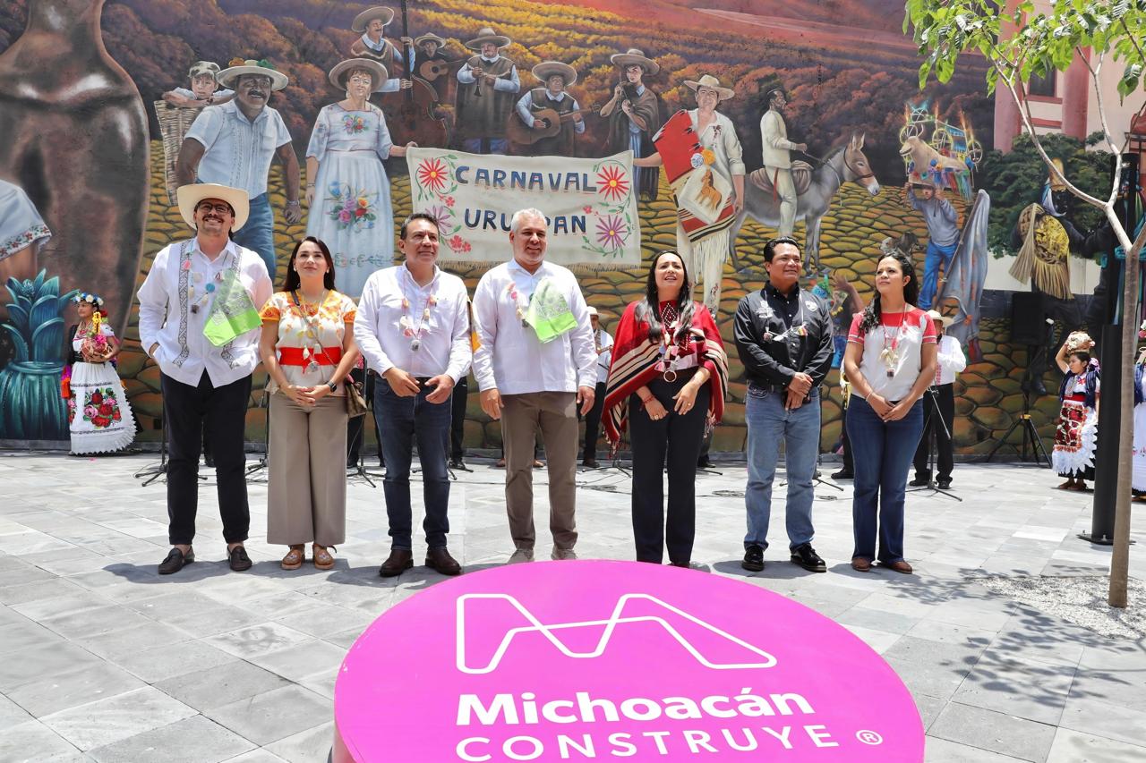 Inauguran Centro Artesanal y Cultural “Plaza de la Ranita”, en Uruapan