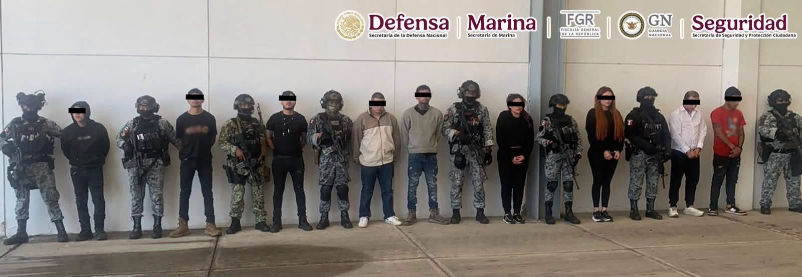 Se detuvo a 9 integrantes del “Cártel Jalisco Nueva Generación” en el estado de Michoacán