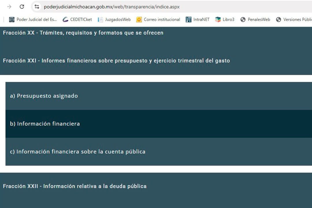 Poder Judicial de Michoacán mantiene apertura y transparencia en el ejercicio de los recursos públicos