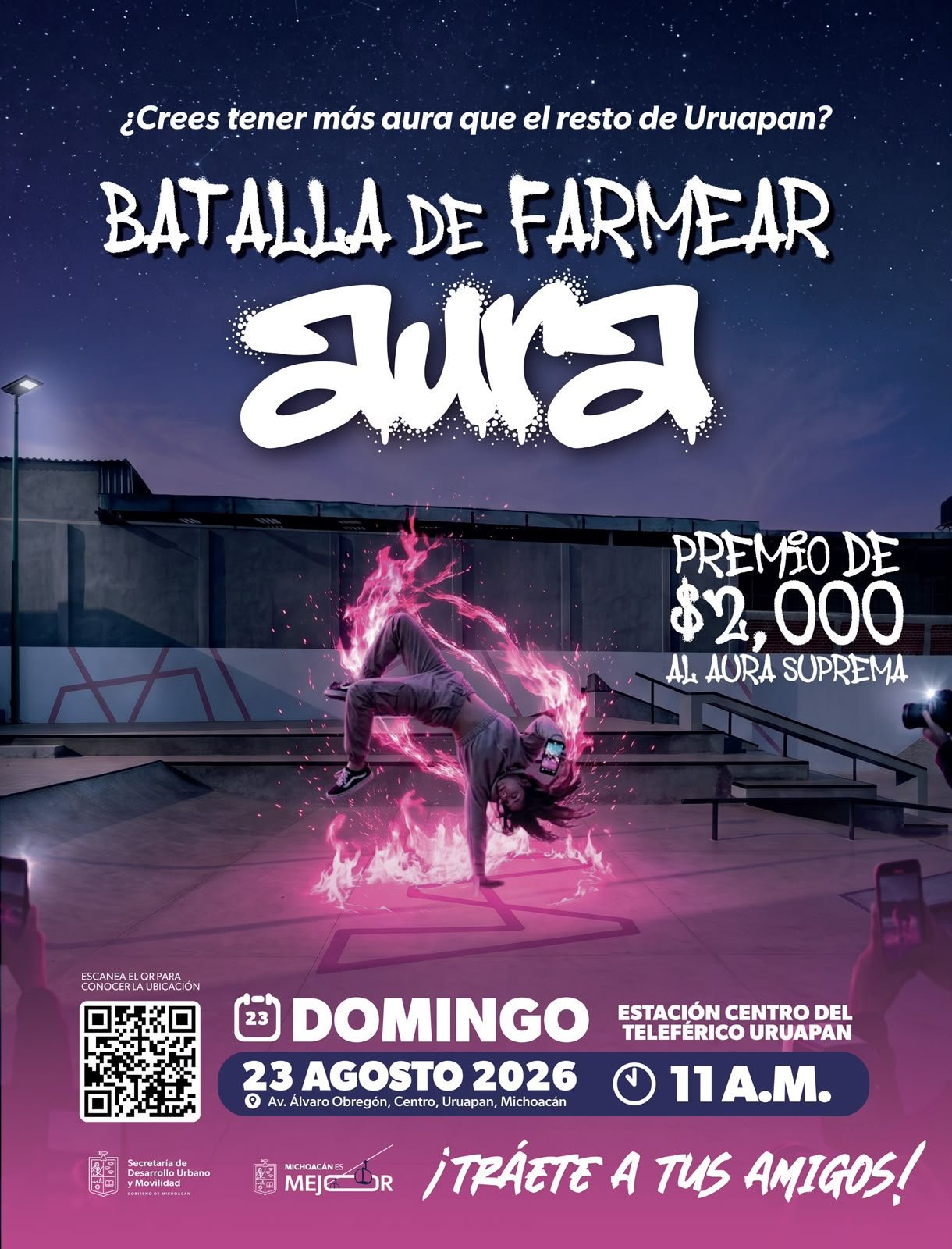 Este domingo habrá batalla de aura en el teleférico de Uruapan Este domingo habrá batalla de aura en el teleférico de Uruapan