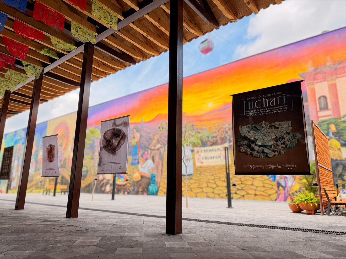Secum lleva a Uruapan la exposición “Juchari”, memoria del México prehispánico