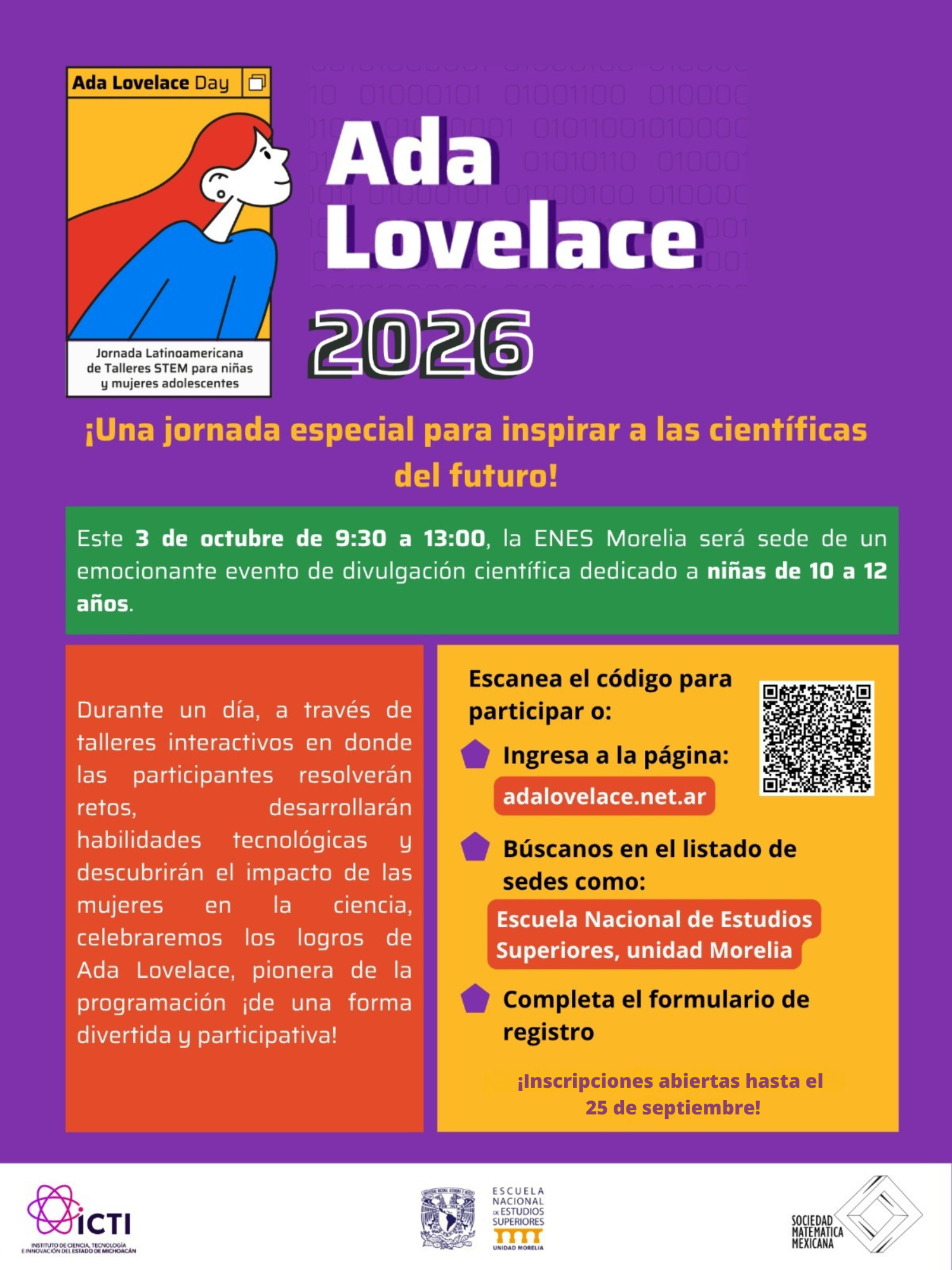 Invitan a niñas y adolescentes a descubrir vocación científica Invitan a niñas y adolescentes a descubrir vocación científica