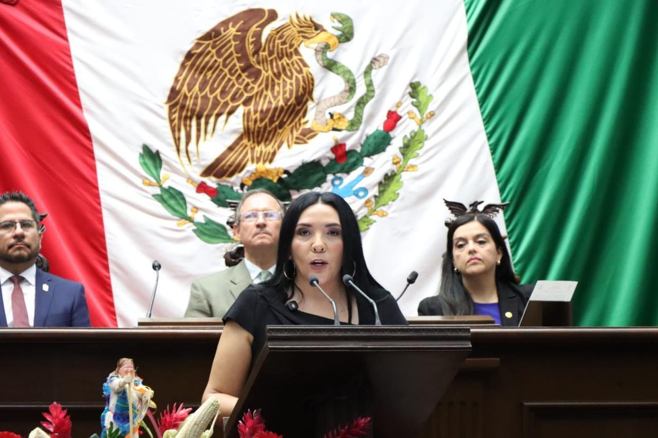 En arranque del Tercer Año Legislativo, Adriana Campos Huirache exige resultados y responsabilidad al Congreso ante los retos que enfrenta Michoacán