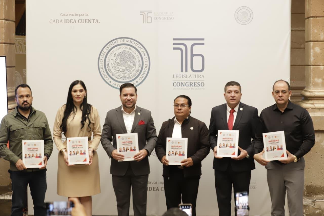 Presenta GPPT su segundo informe de actividades legislativas