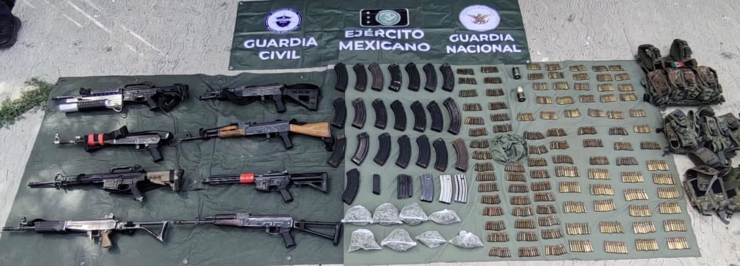 Golpe al crimen en Michoacán; aseguradas 667 armas de fuego en operativos