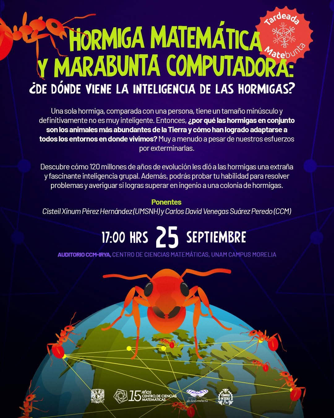 Tardeadas matebunta, espacio de convergencia entre las matemáticas y las familias michoacana