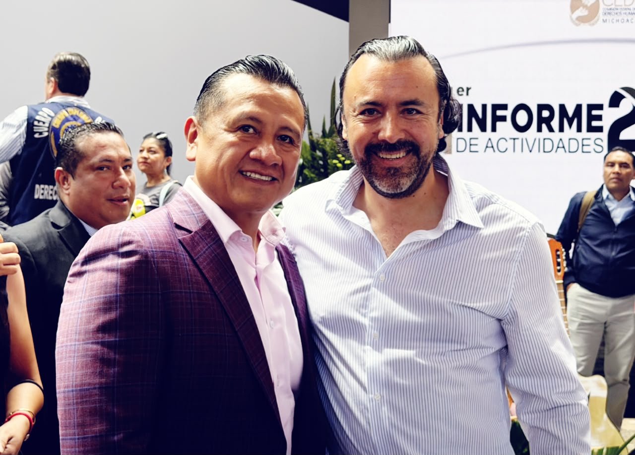 Coinciden Gilberto Morelos y Carlos Torres Piña en fortalecer la defensa de los derechos humanos en Michoacán Coinciden Gilberto Morelos y Carlos Torres Piña en fortalecer la defensa de los derechos humanos en Michoacán