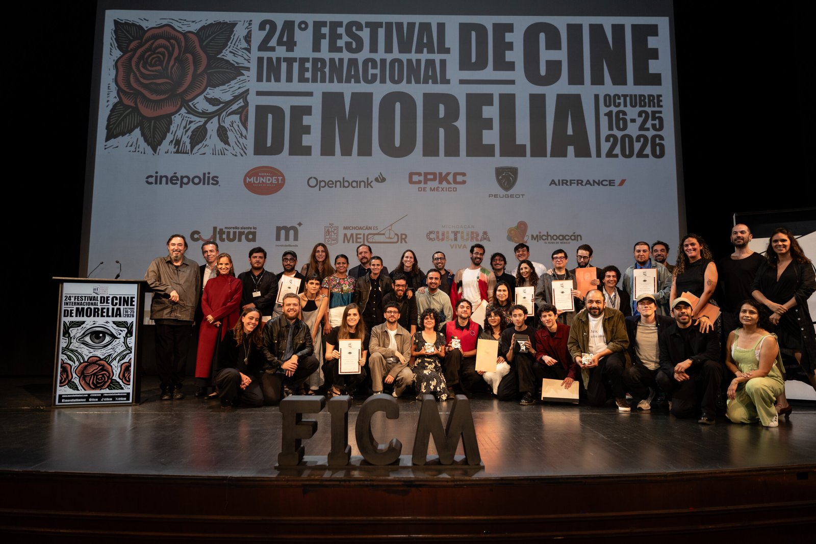 El 24° FICM premió a lo mejor de su Selección Oficial e Impulso Morelia 12