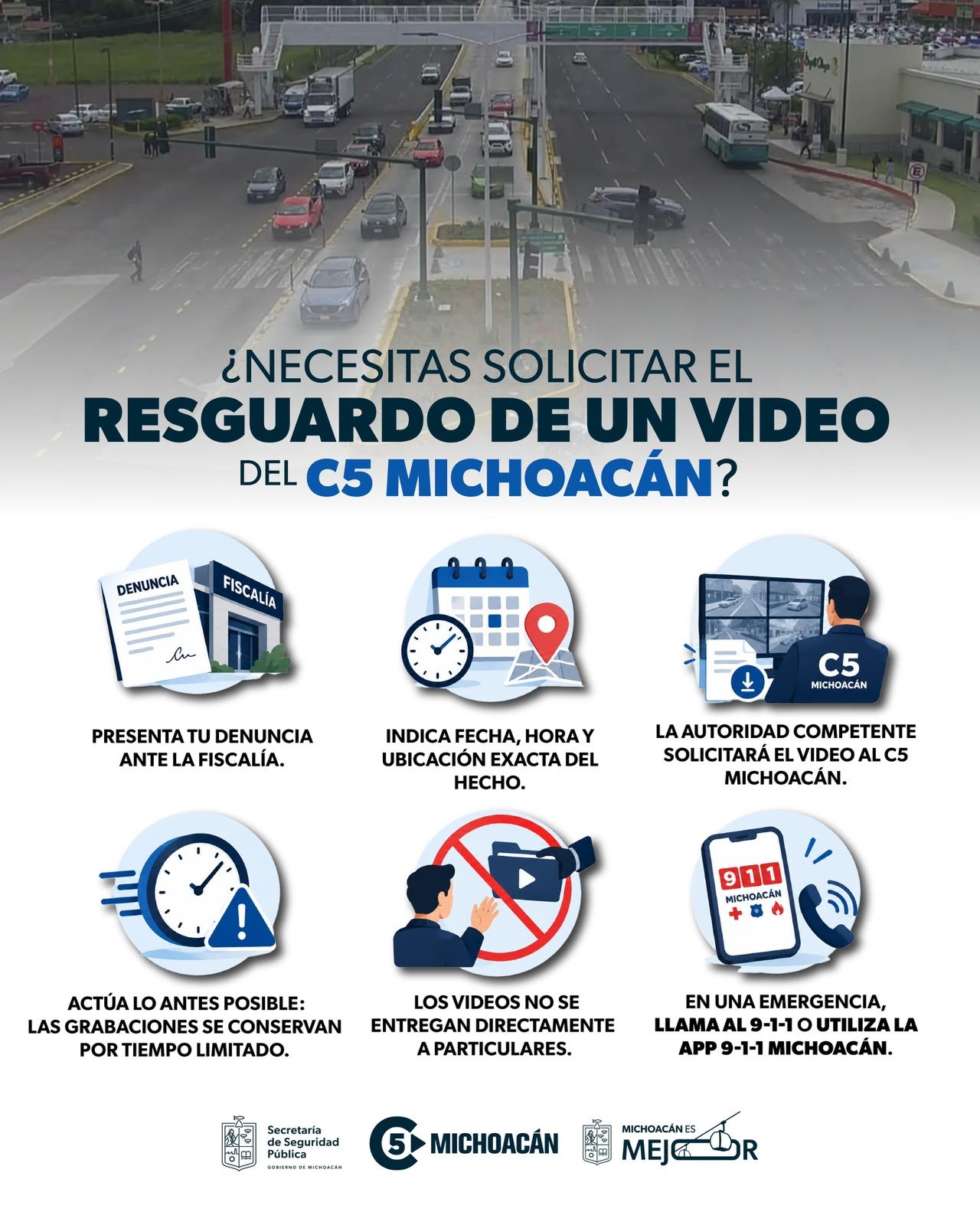 ¿Captó un delito una cámara del C5? Esto debes hacer para pedir el resguardo del video