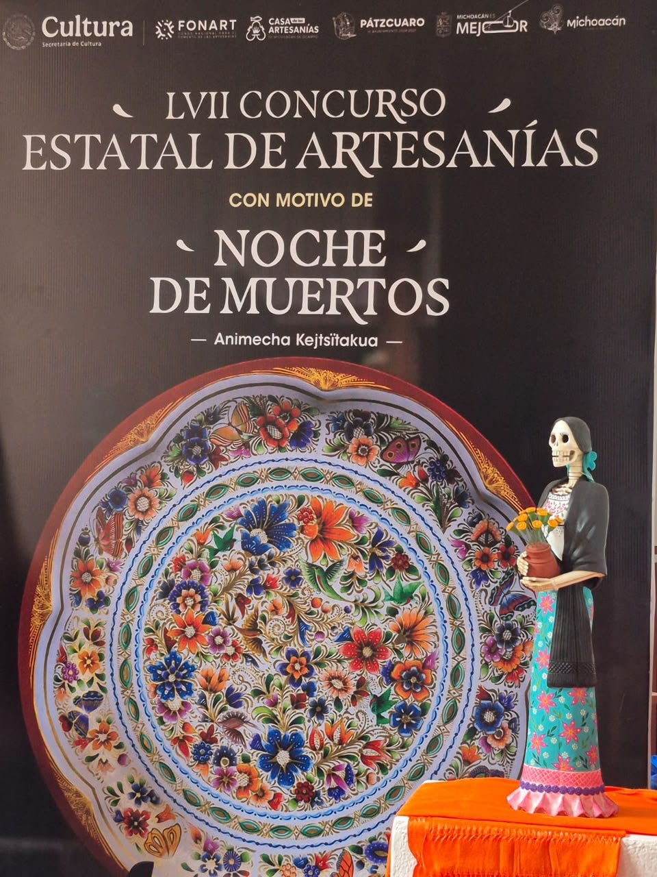 Todo listo para el 57 Concurso Estatal de Artesanías en Noche de Muertos