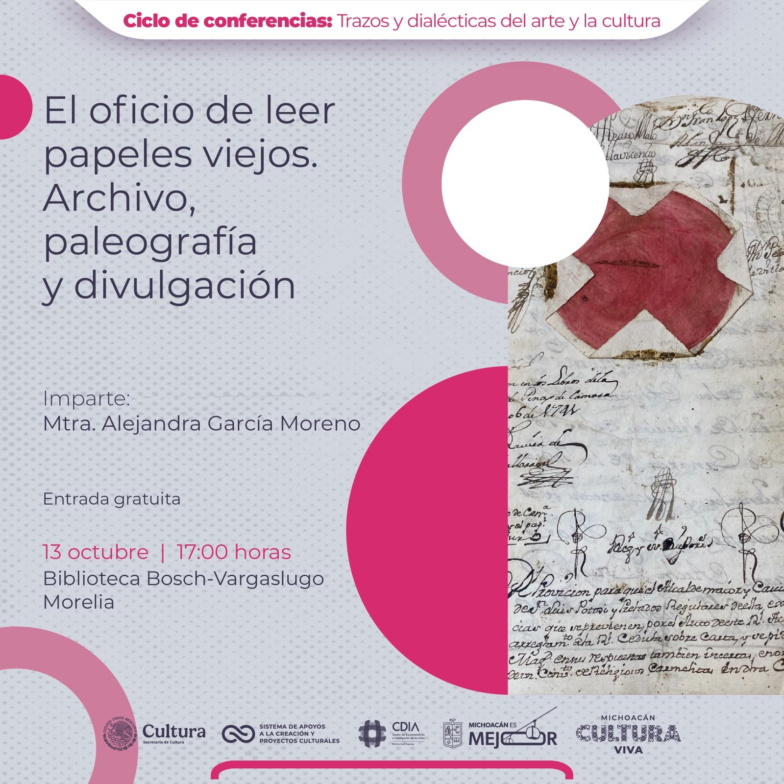 Secum invita a descubrir la historia de Michoacán a través de sus archivos históricos