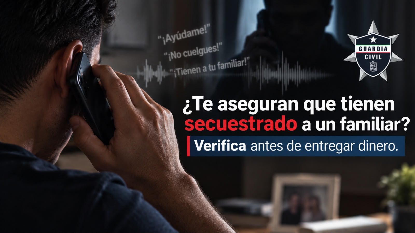 ¿Aseguran que tienen secuestrado a un familiar tuyo? Conserva la calma y verifica