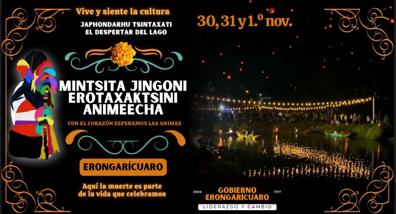 Erongarícuaro celebrará Noche de Muertos con tradición, cultura y gastronomía