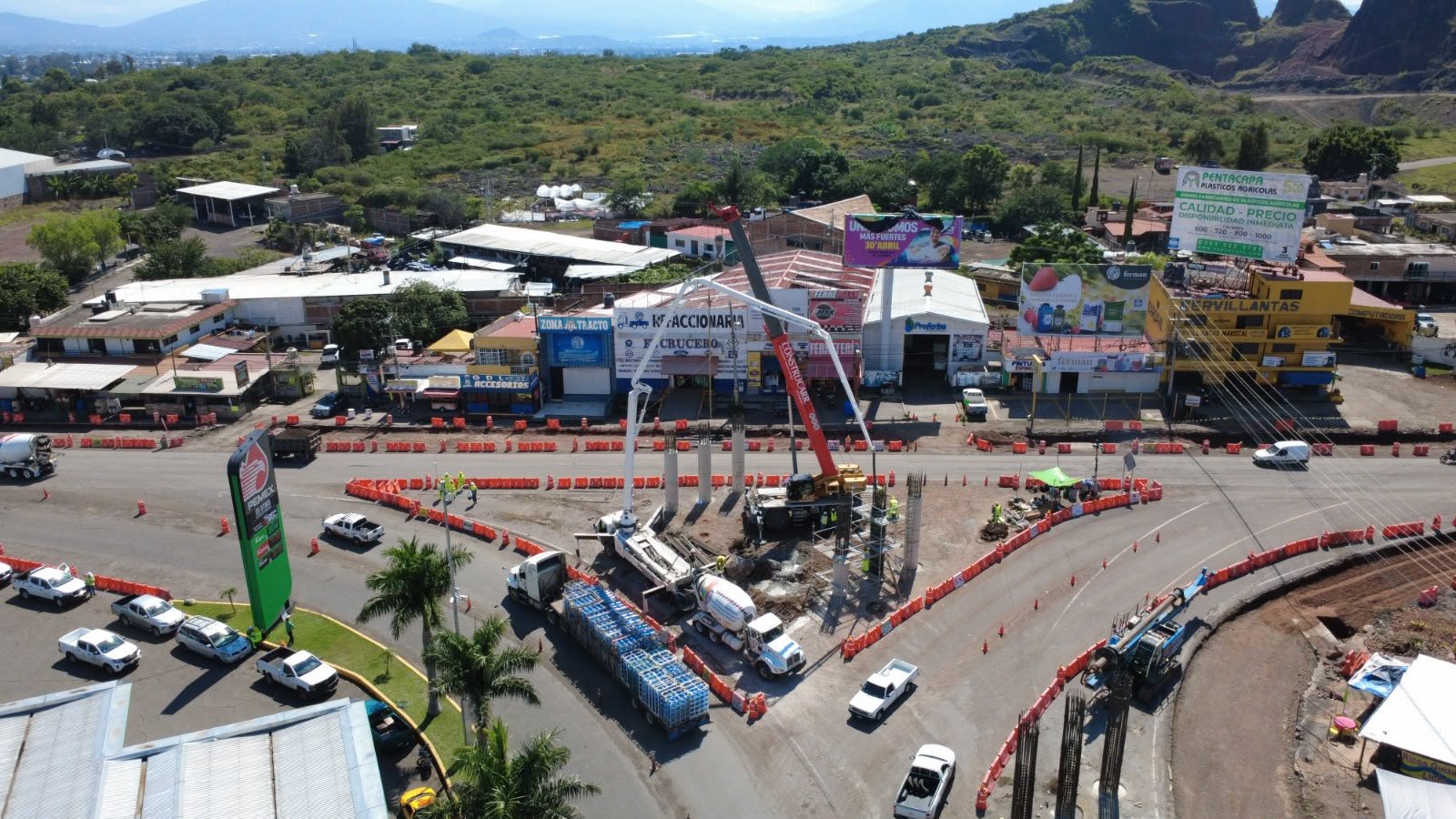 Construcción del distribuidor La Rinconada en Zamora, con 15 % de avance: ARB Construcción del distribuidor La Rinconada en Zamora, con 15 % de avance: ARB