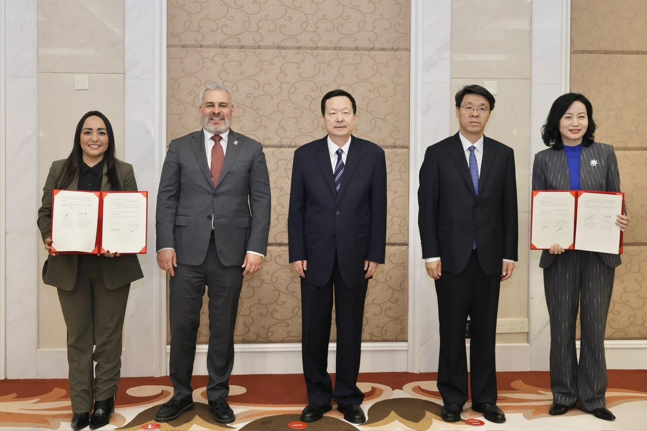 Michoacán y Shandong firman carta de intención para promover la cooperación entre regiones