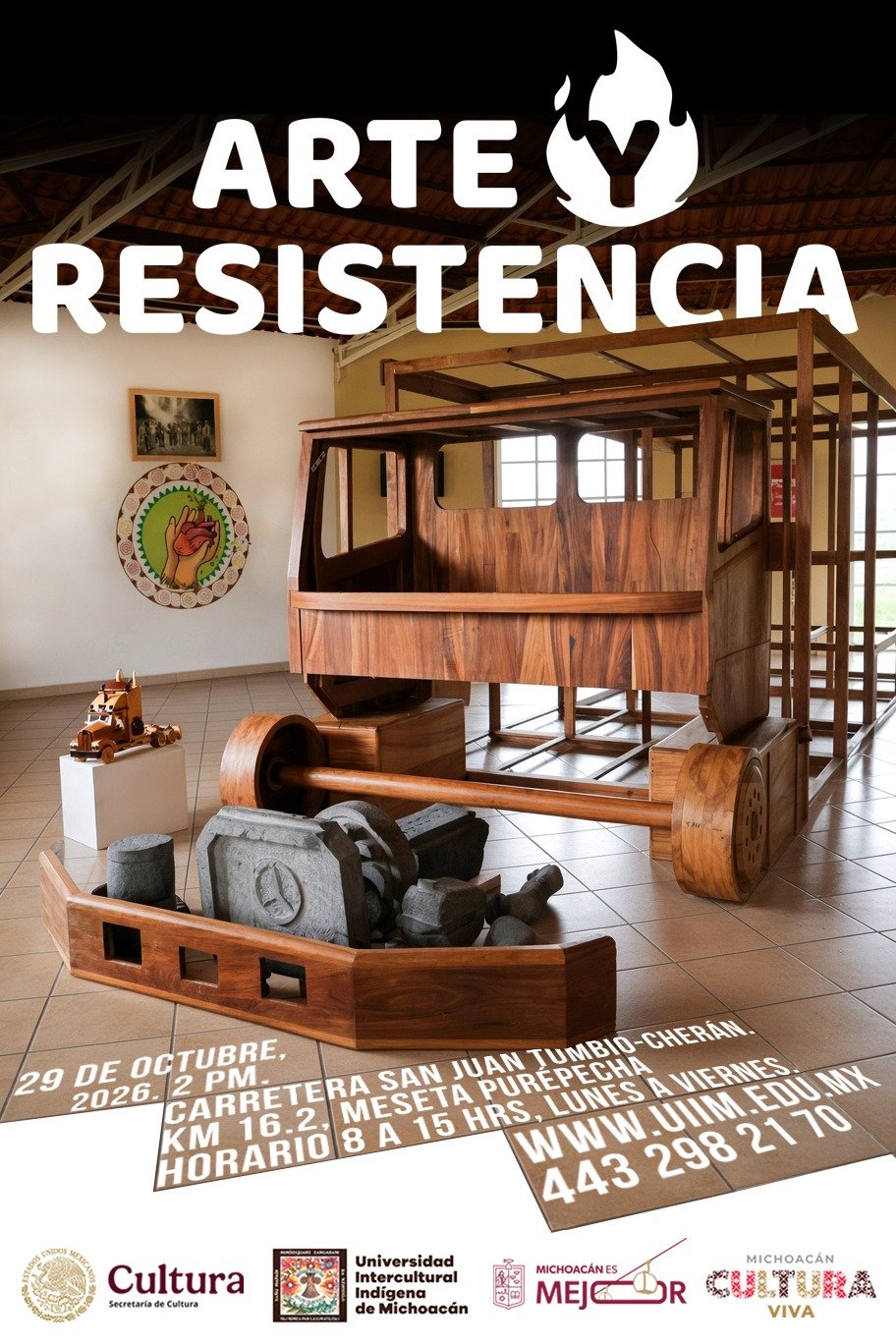 Colectivo Arte y Resistencia inaugurará exposición en la Universidad Intercultural Indígena