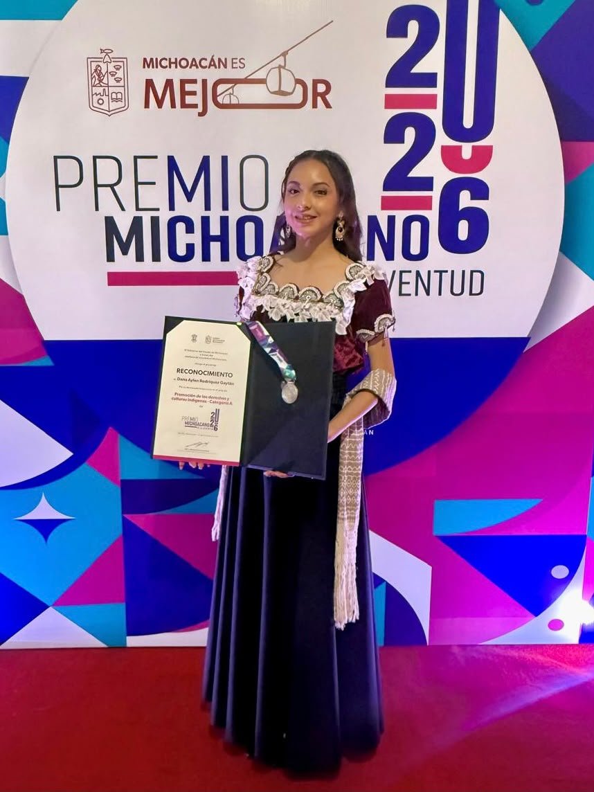 Estudiante del Cobaem recibe Premio Michoacano de la Juventud 2026 Estudiante del Cobaem recibe Premio Michoacano de la Juventud 2026