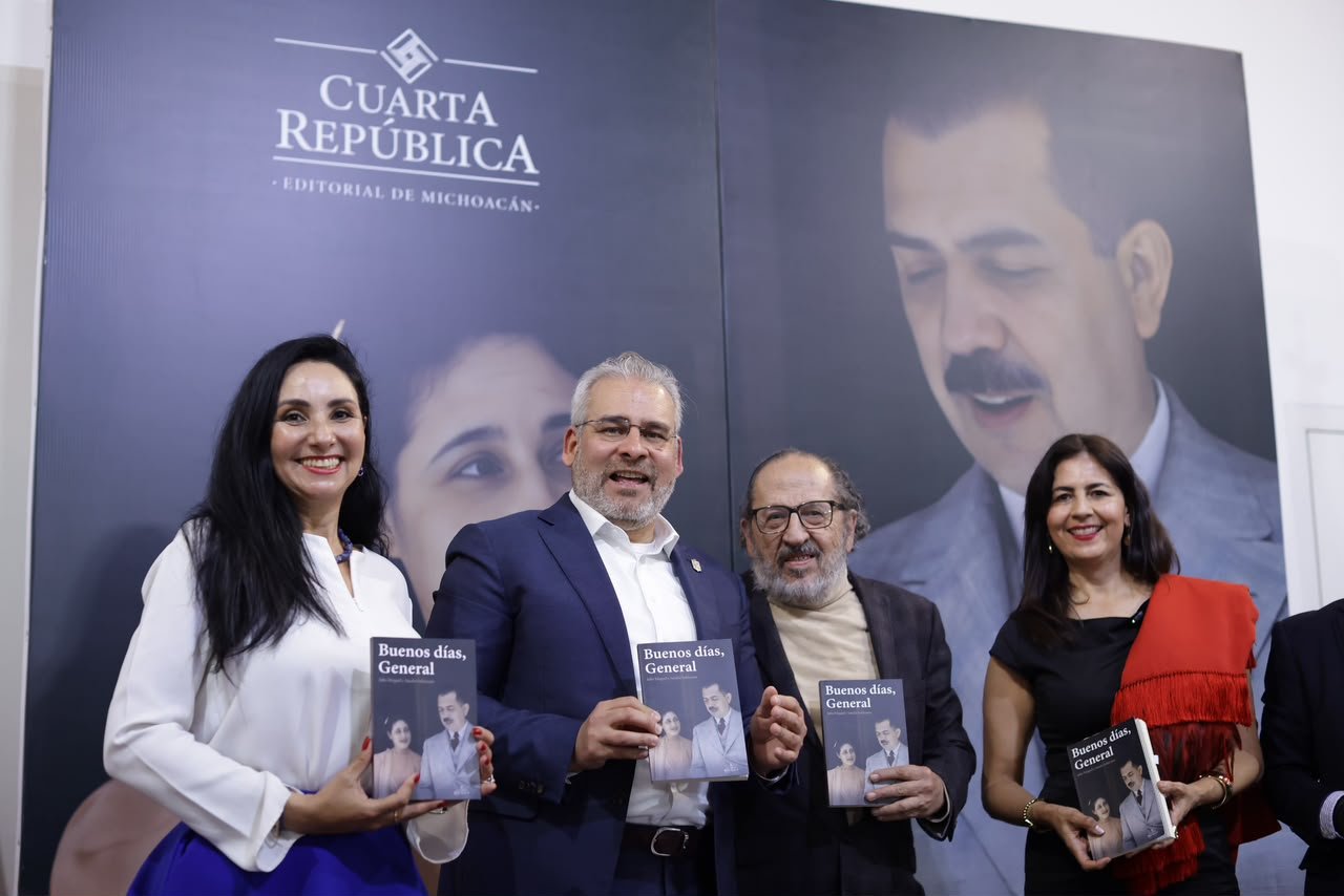 Presenta ARB libro “Buenos días, General”, de la editorial Cuarta República